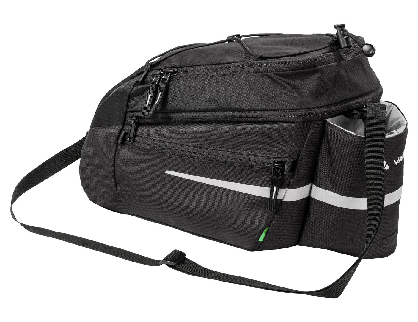 VAUDE Silkroad Sacoche de porte-bagages L Snap-It noir
