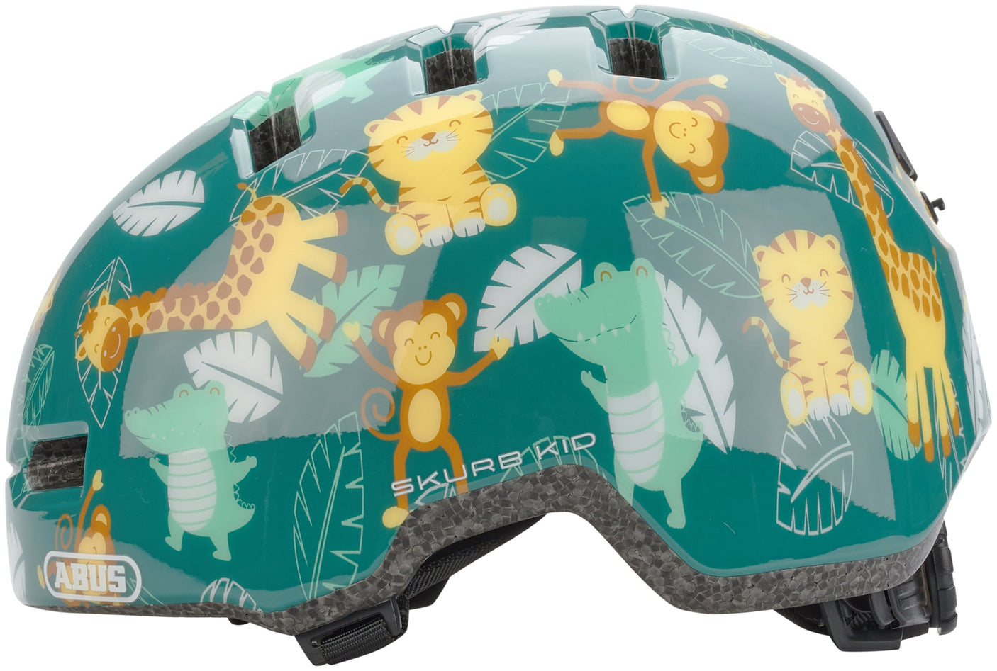 Casque enfant ABUS Skurb vert/multicolore