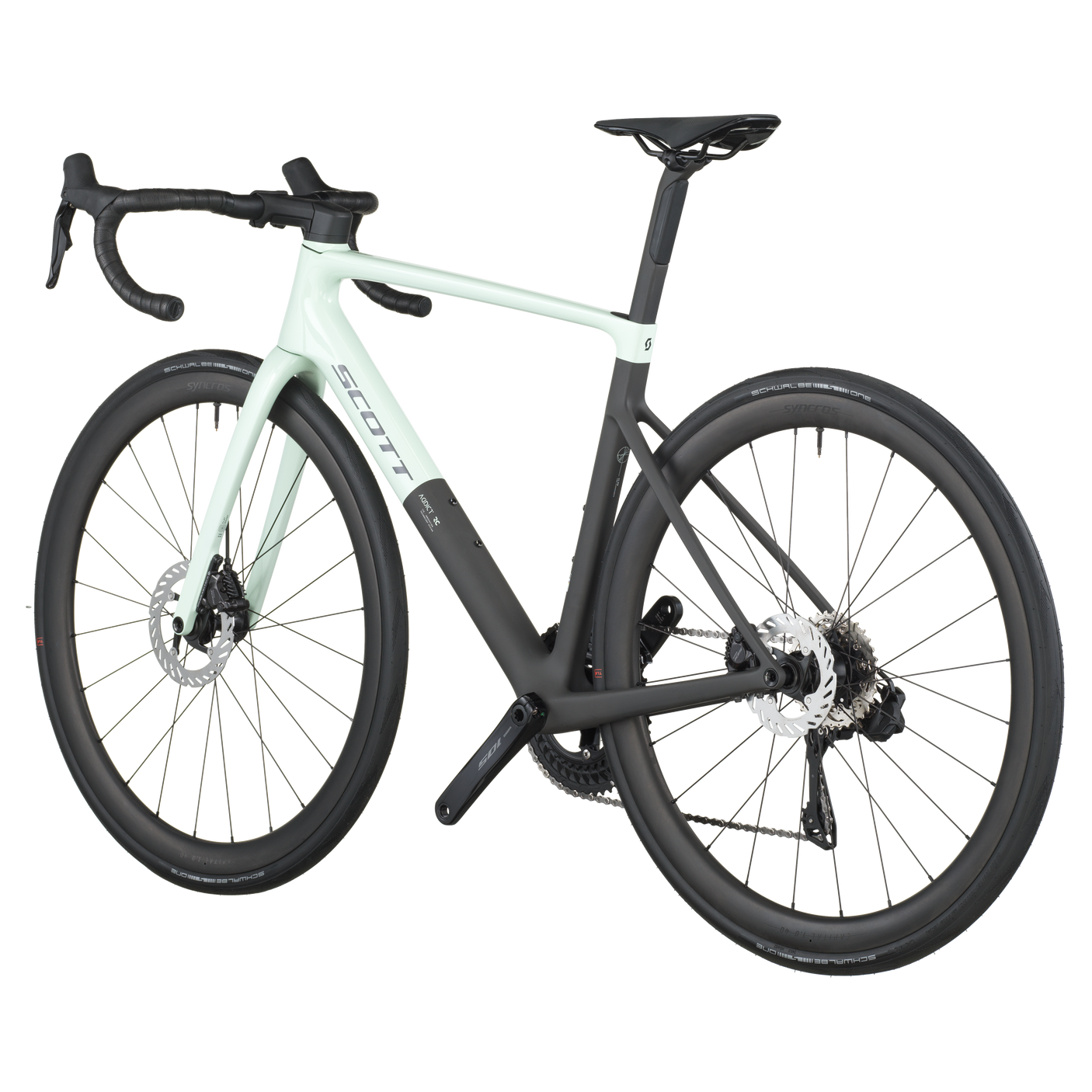 Scott Addict RC 30 vert givré/noir carbone