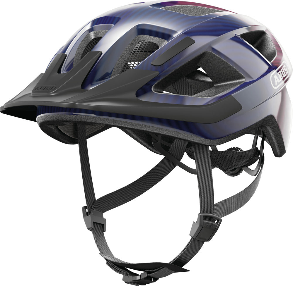 ABUS Aduro 3.0 LED Casque Urban purple waves
