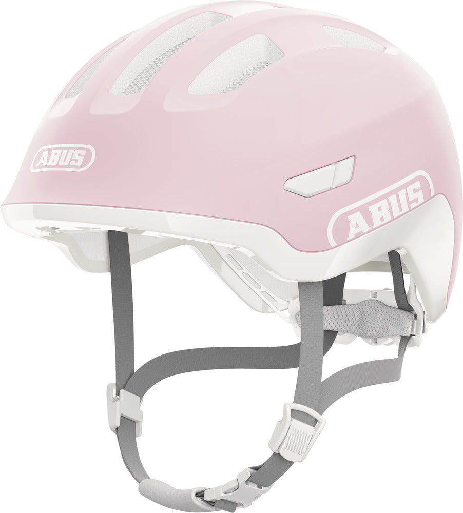 Casque enfant ABUS Smiley 3.0 ACE LED pure rose