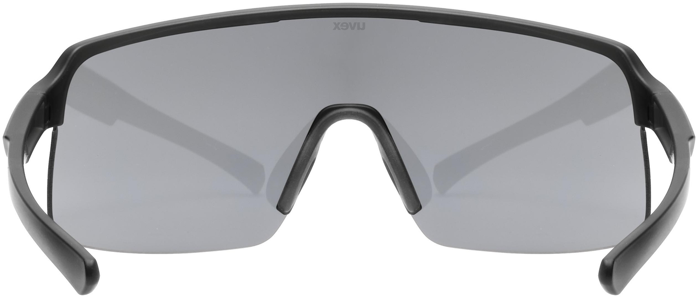 uvex Dyrt Lunettes de vélo Noir Mat / Miroir Argent