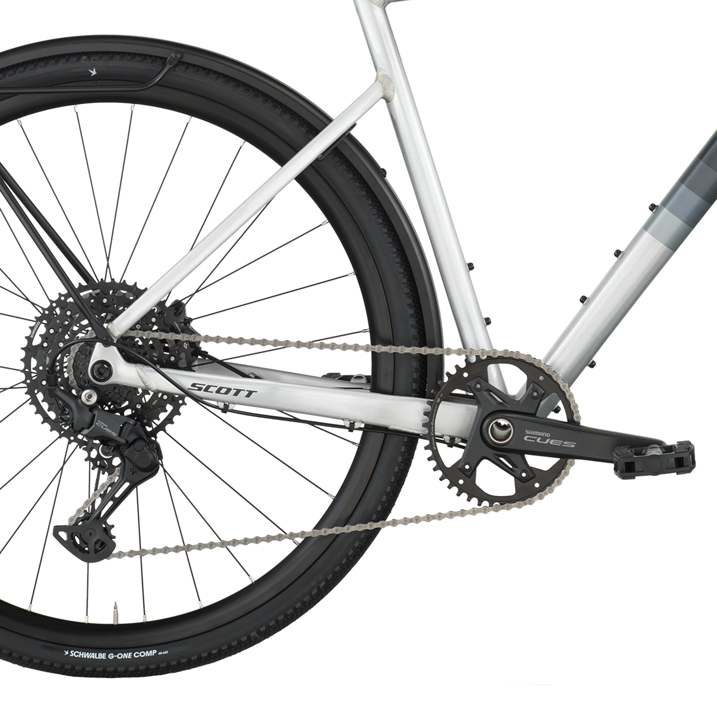 Scott Metrix 20 EQ alliage argent/noir