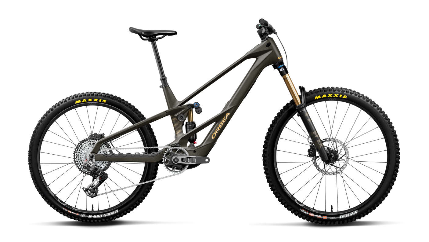 Orbea WILD LT M-TEAM RS MULLET Magic Gold C. Vue (Mat) - Or Titan Gold (Brillant)