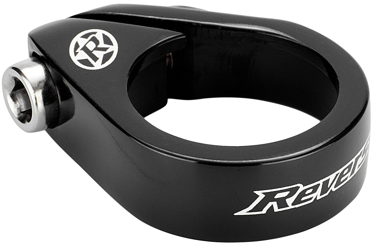Collier de selle à boulon Reverse Ø31,8mm noir
