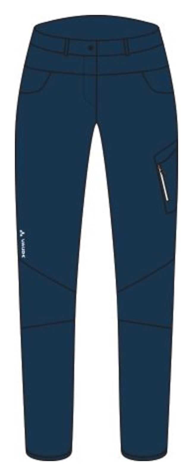 VAUDE Qimsa Pantalon Femme bleu