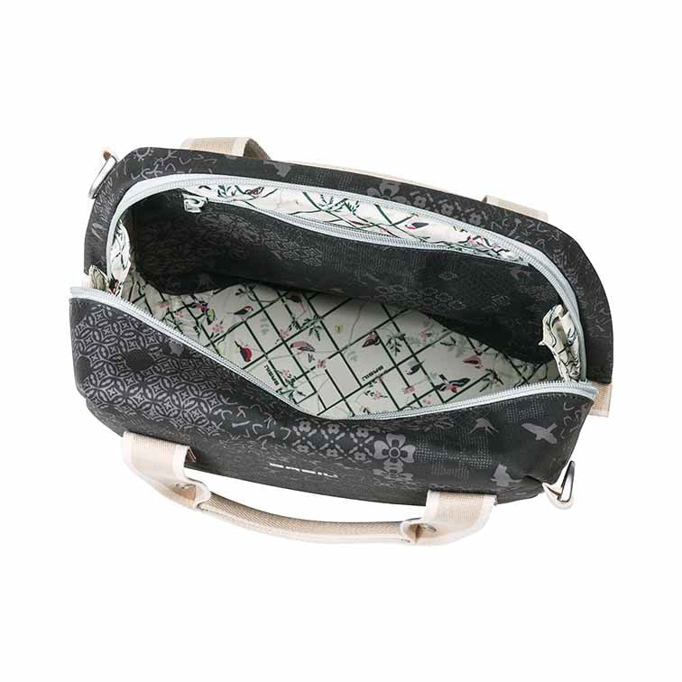 Basil Bohème City KF Sacoche de guidon 8l noir/beige