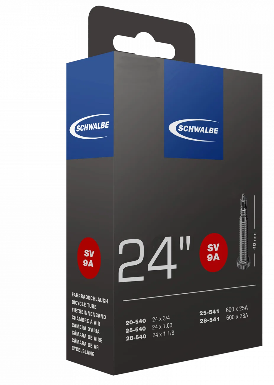 Chambre à air Schwalbe No.9A pour fauteuil roulant 24"