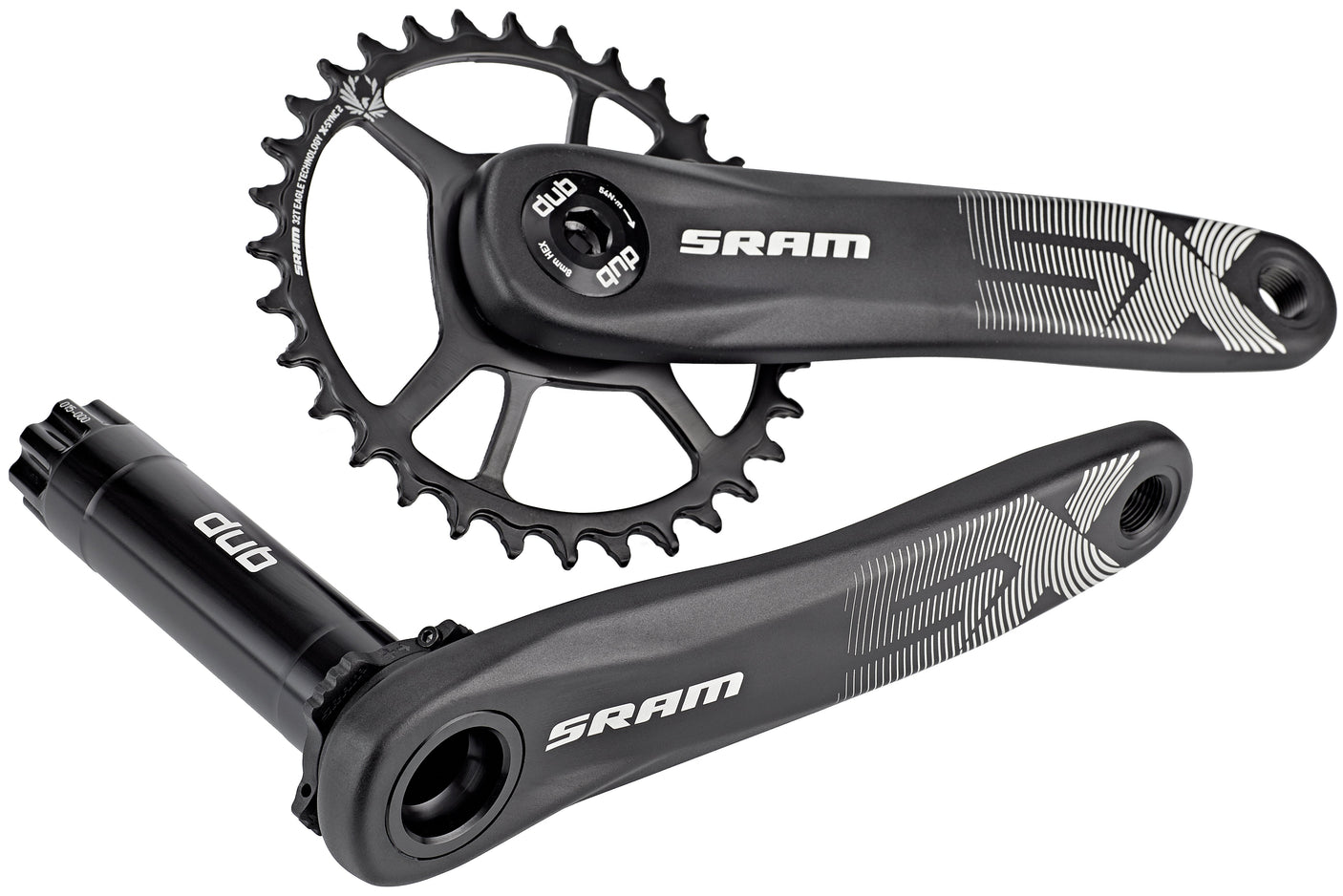 SRAM SX Eagle DUB pédalier 32 dents 12 vitesses noir