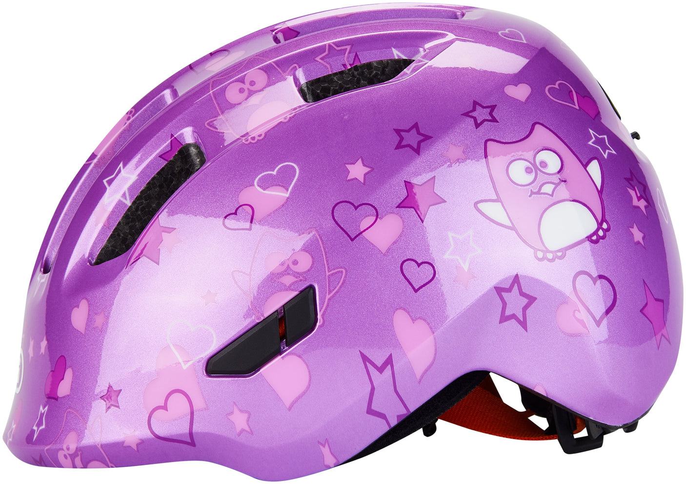 Casque ABUS Smiley 3.0 Kids étoile violette