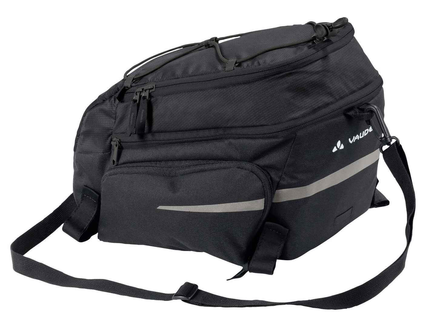VAUDE Silkroad Plus sacoche de porte-bagages Snap-It noir