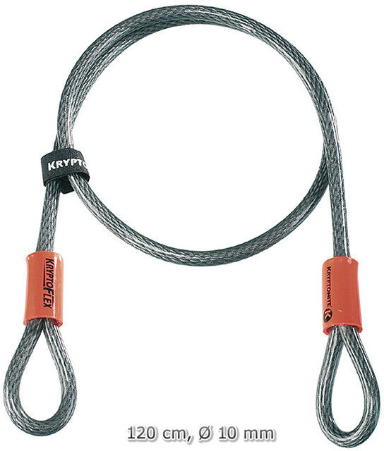 Câble de verrouillage à boucle finale Kryptonite KryptoFlex™ 410 (120cm)
