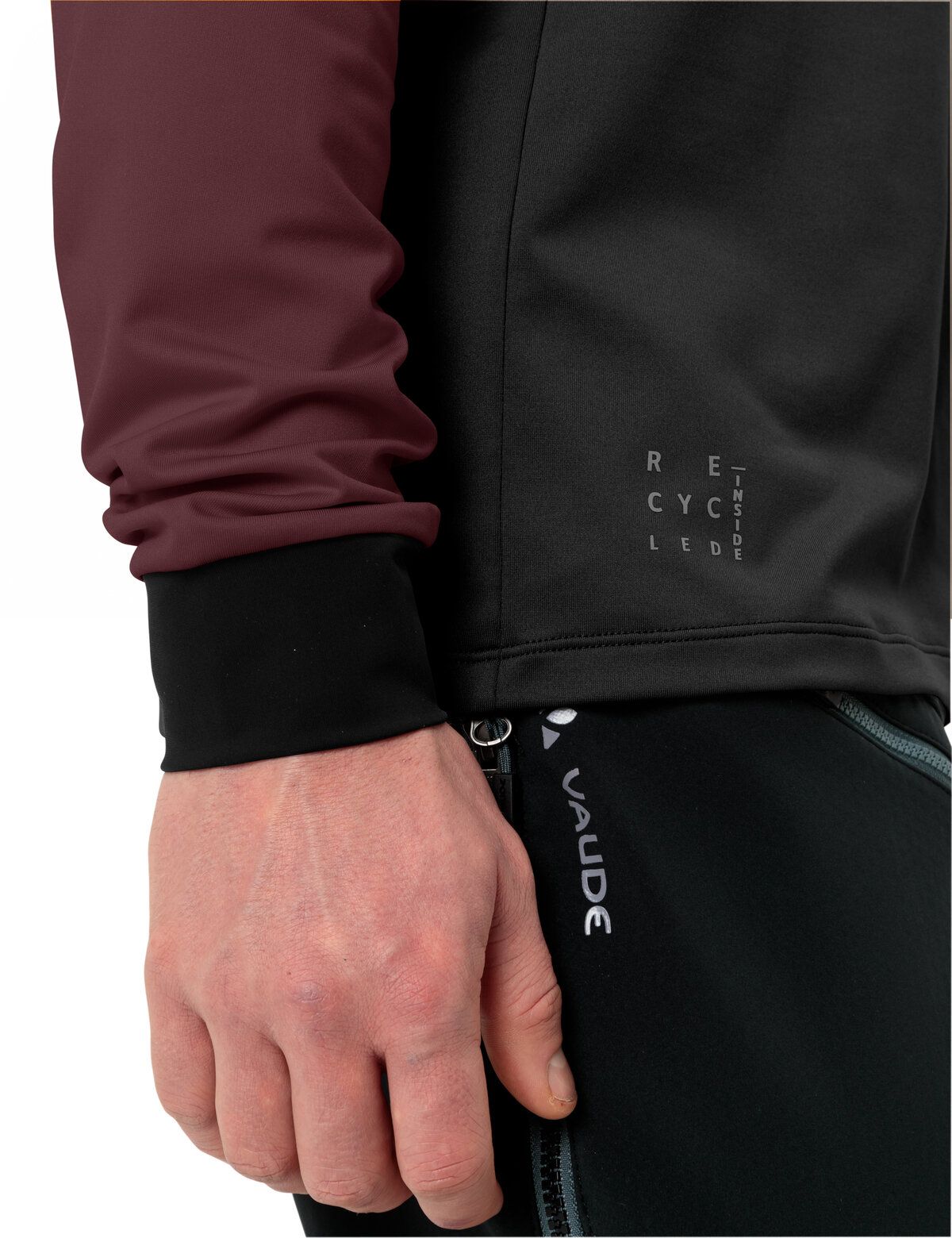 VAUDE Qimsa Halfzip LS Shirt homme carmin