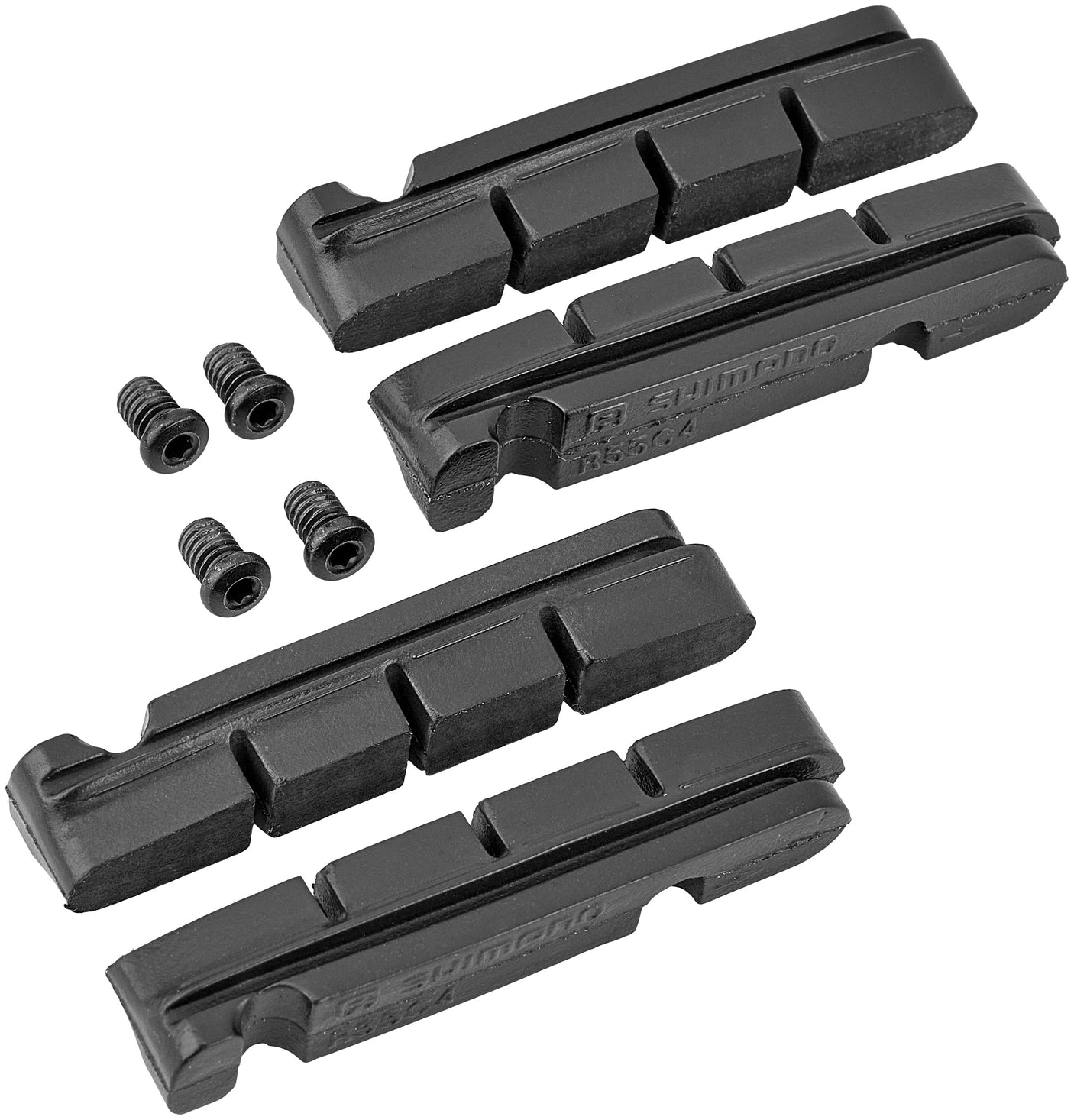 Shimano R55C4 patins de frein à cartouche pour jantes en aluminium noir