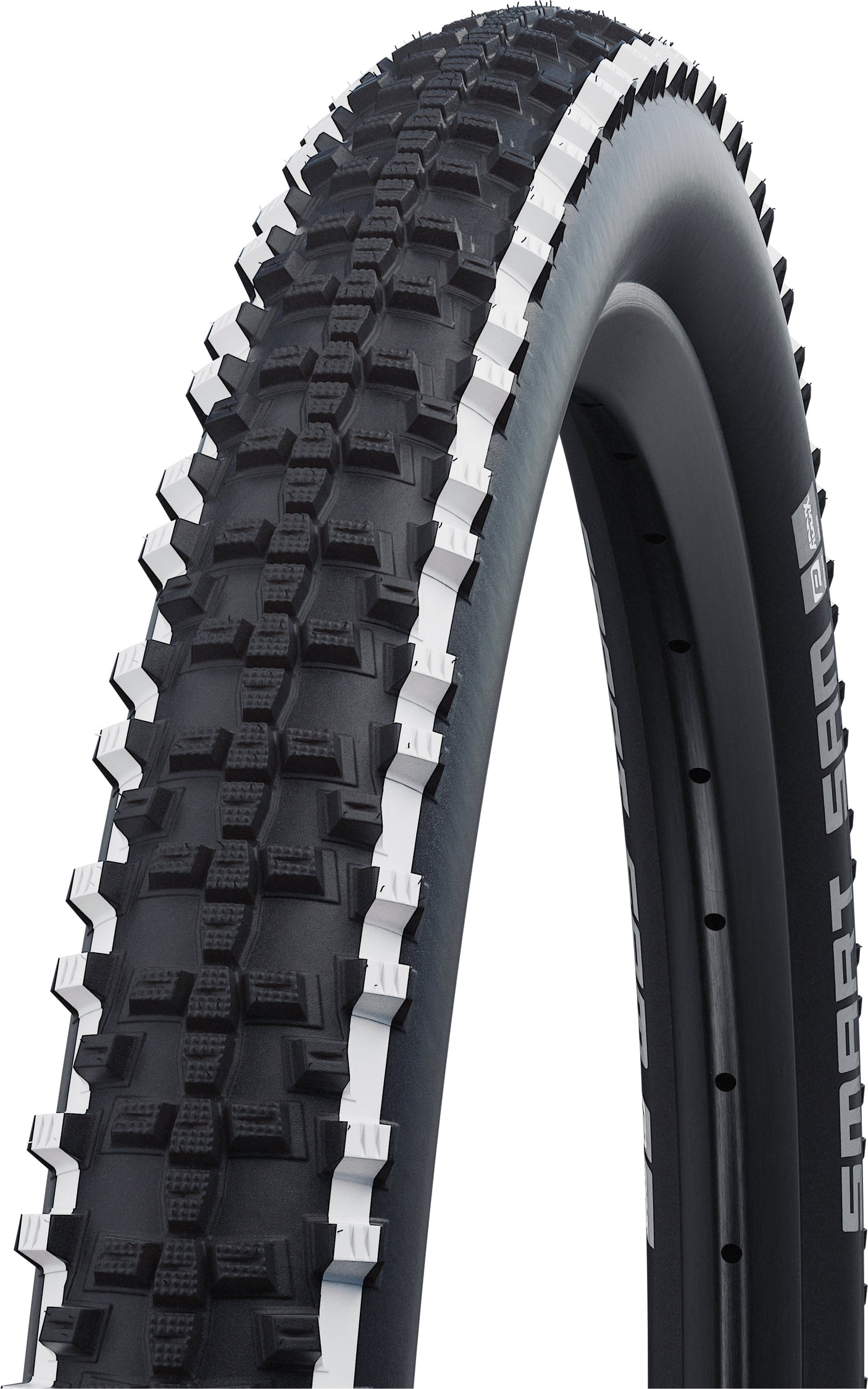 Schwalbe Smart Sam pneu à tringle rigide 26x2.25" Addix Performance blanc