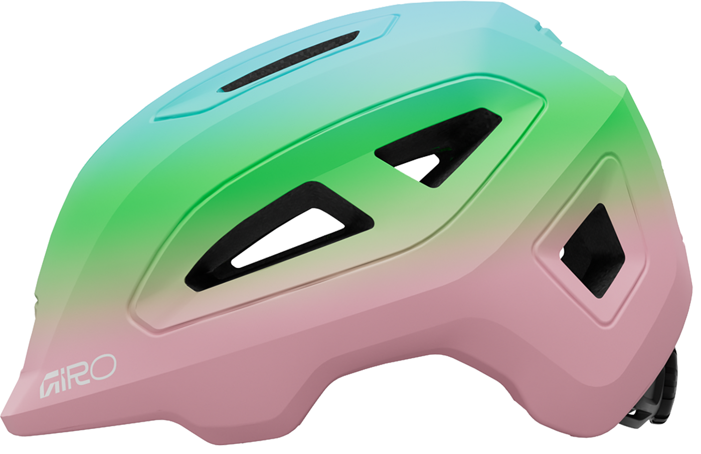 Giro Scamp II Casque enfant mat rose/vert