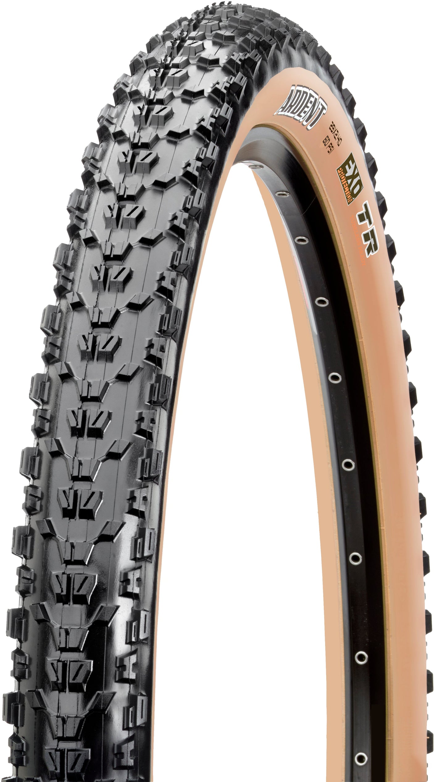 Maxxis Ardent pneu pliable 29x2.40" Dual EXO TR Tanwall noir/marron clair