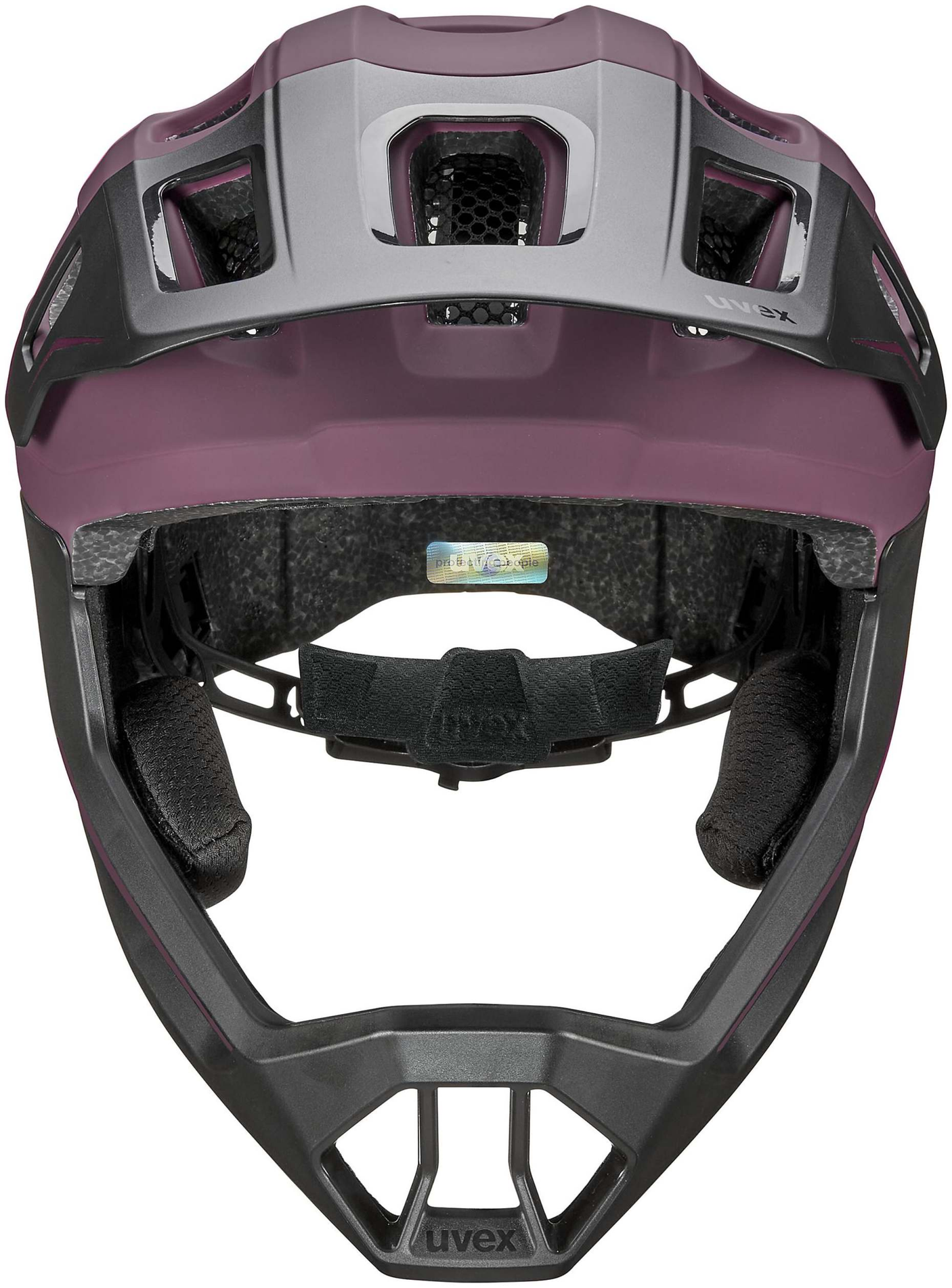 uvex React Jr. Casque intégral enfant Cranberry Mat