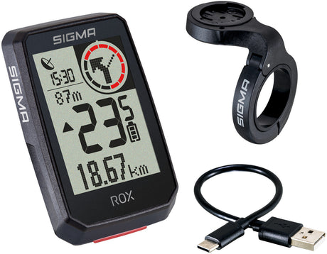 Sigma ROX 2.0 ordinateur de vélo incl. support GPS Butler noir