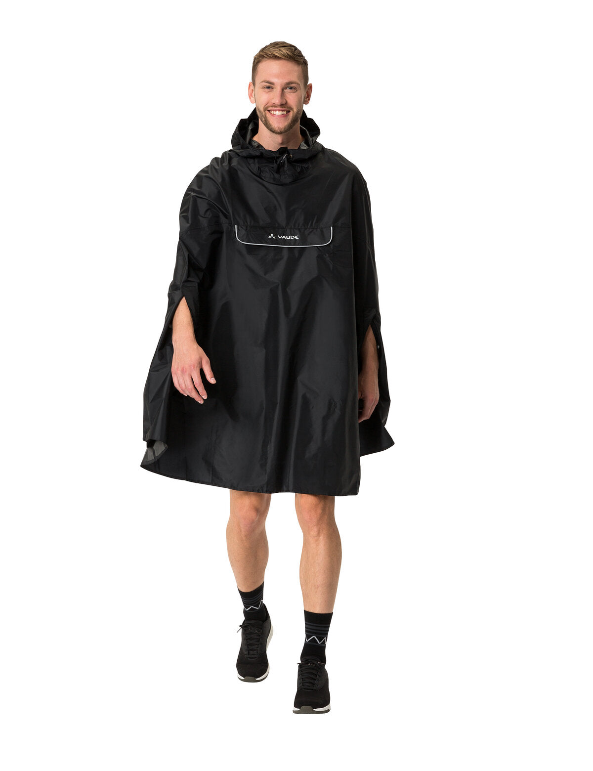 VAUDE Valdipino Poncho noir