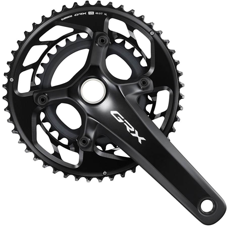 Shimano GRX FC-RX820 pédalier 2x12 vitesses 48-31 dents noir