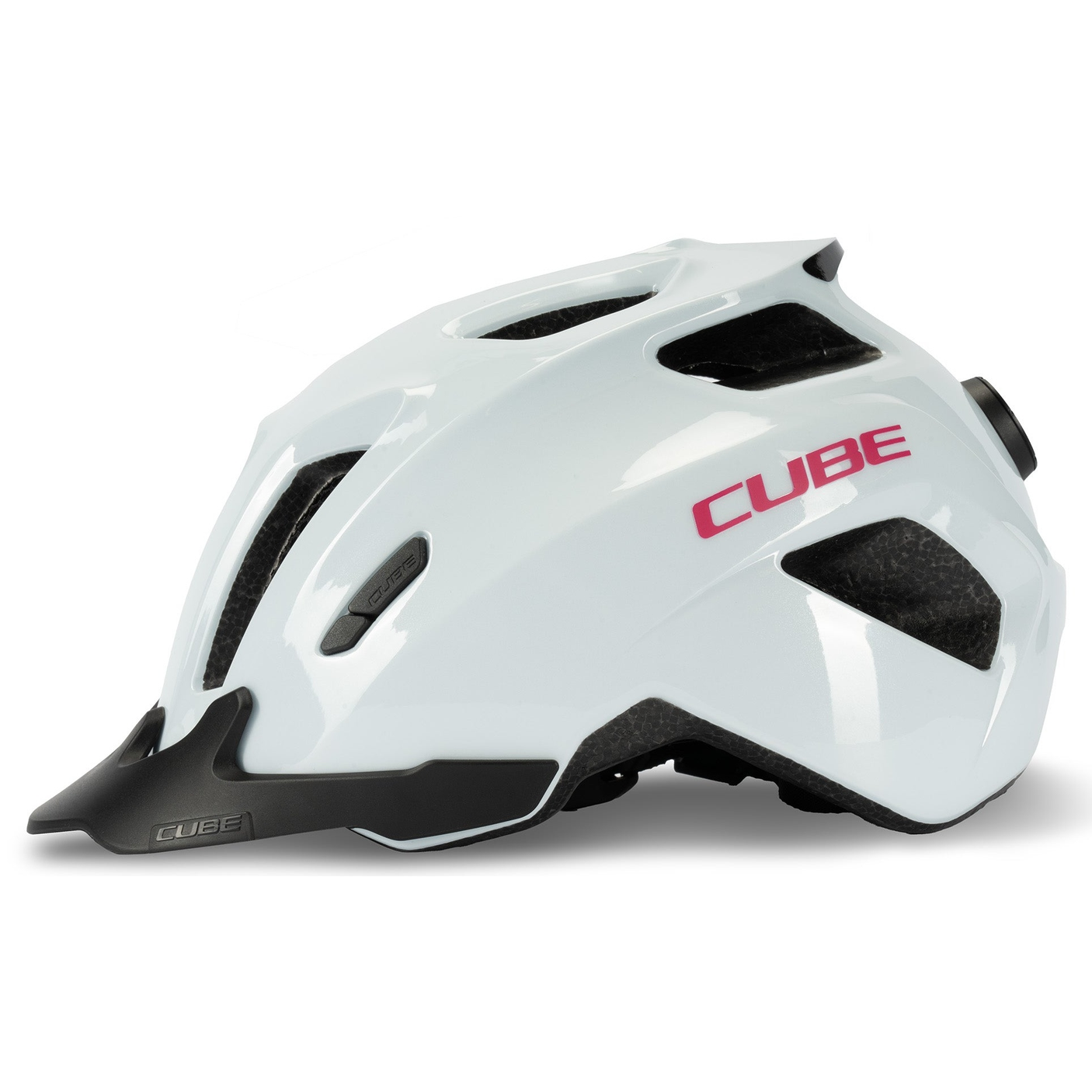 Cube Casque FINK flashwhite'n'pink