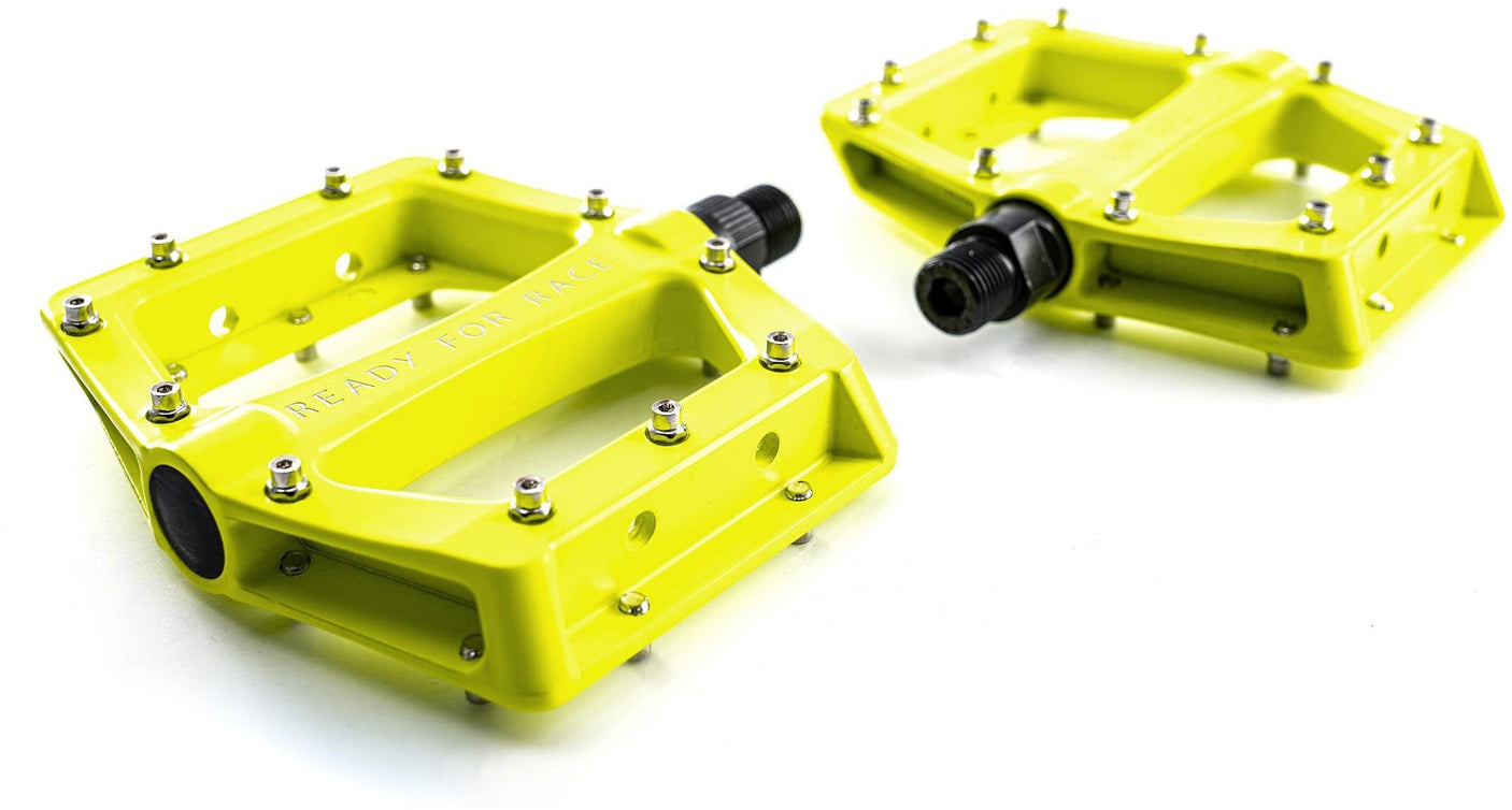 RFR Pédales Flat CMPT jaune néon