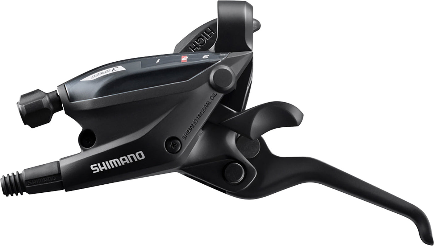 Shimano ST-EF505 Levier de changement/de frein gauche 3 vitesses noir