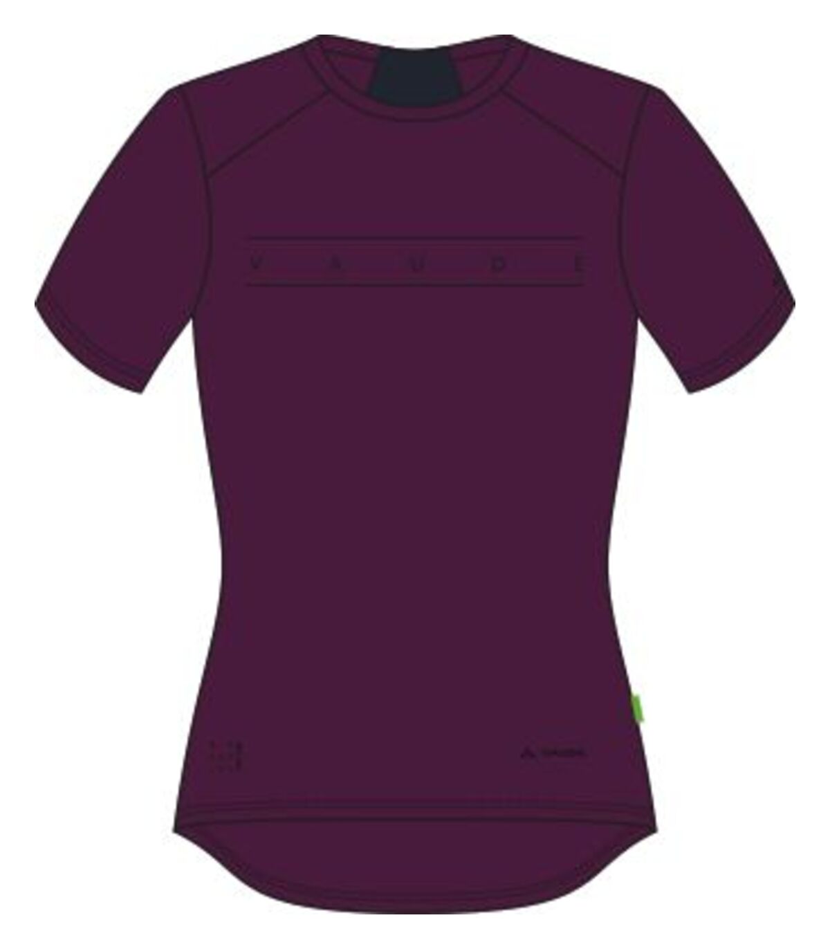 VAUDE Qimsa Logo Shirt femme cassis