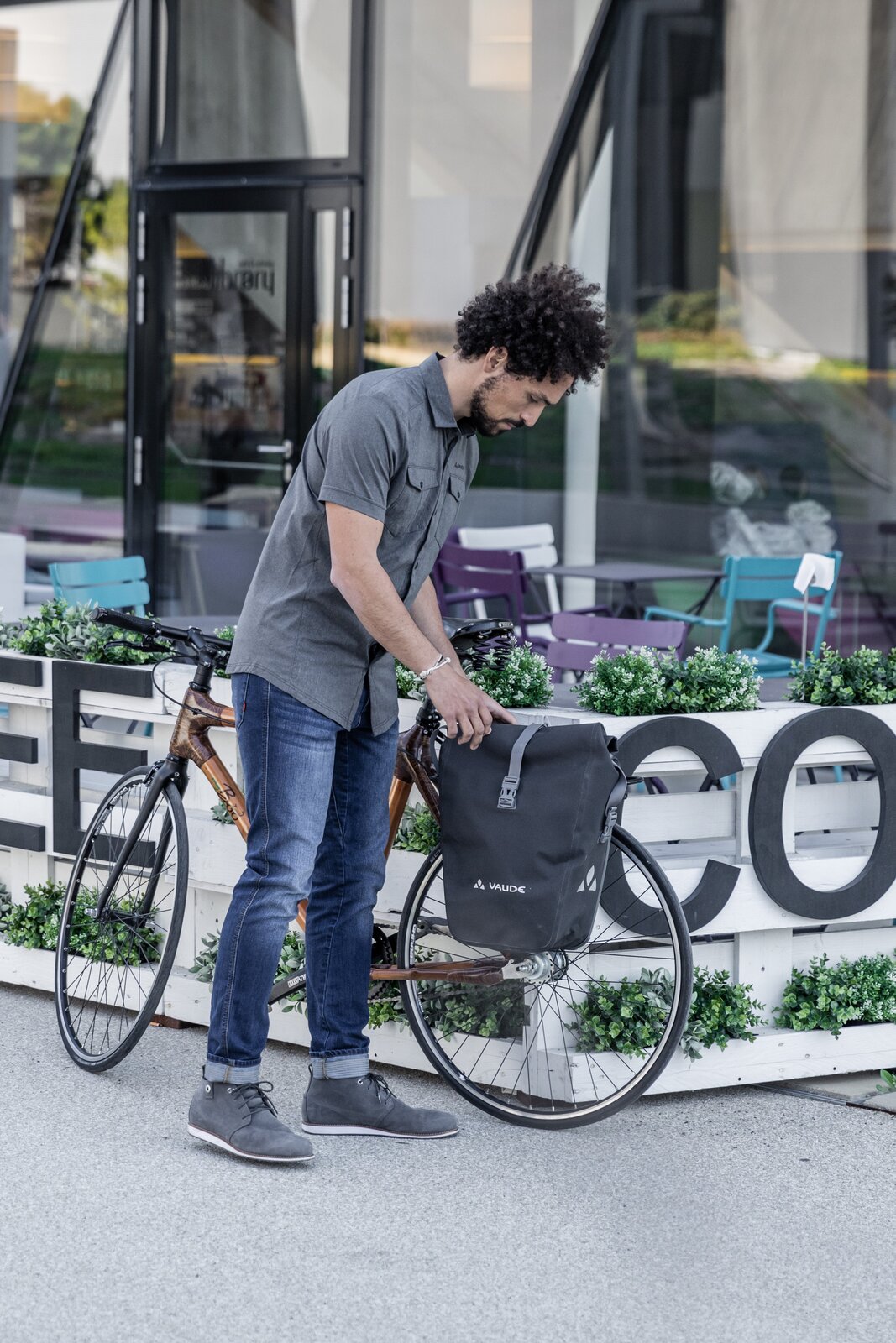 VAUDE Aqua Back Deluxe sacoche de porte-bagages noir