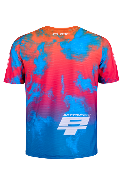 Cube Maillot VTT ROOKIE X Actionteam manches courtes black´n´blue