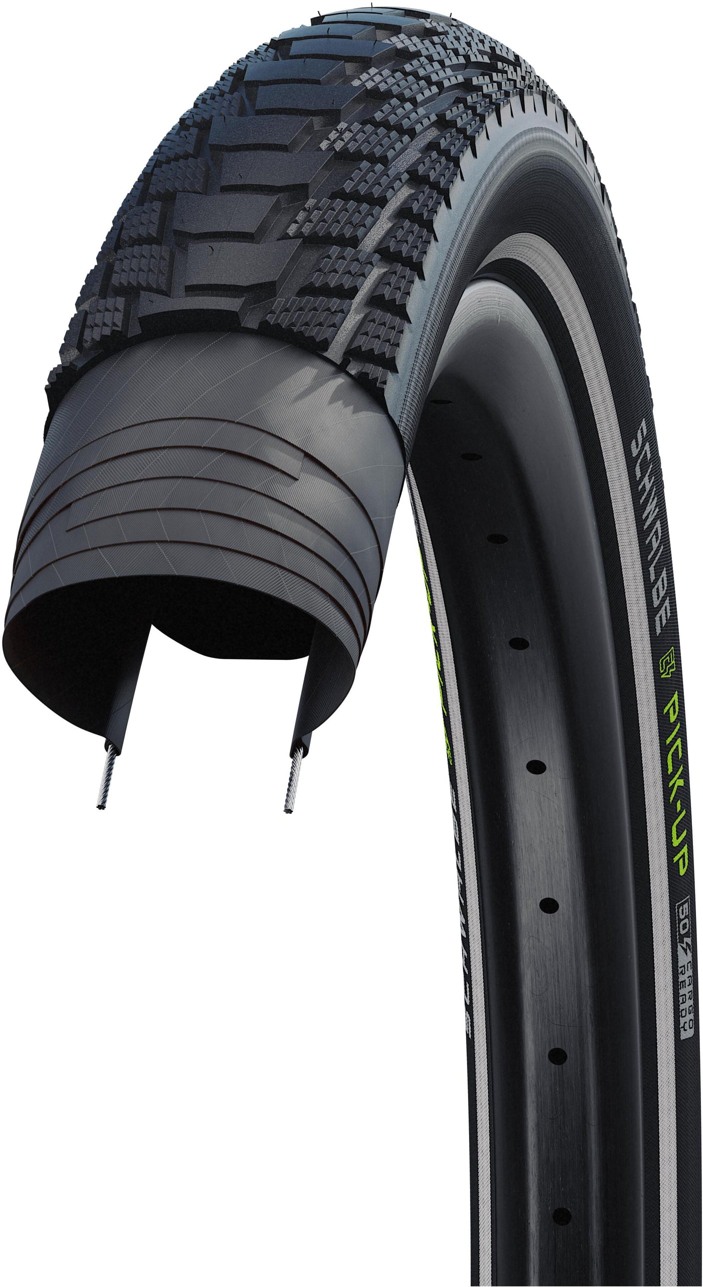 Schwalbe Pick-Up Performance pneu à tringle rigide 26x2.60" Super Defense TwinSkin Reflex Addix noir