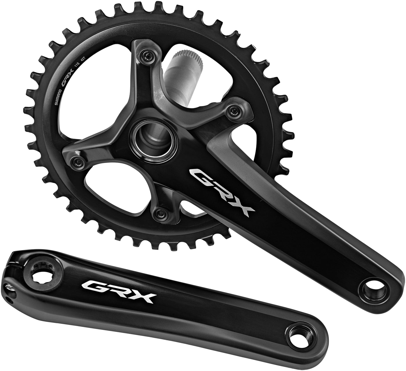 Shimano GRX FC-RX810 Jeu de manivelles 1x11 42 dents noir