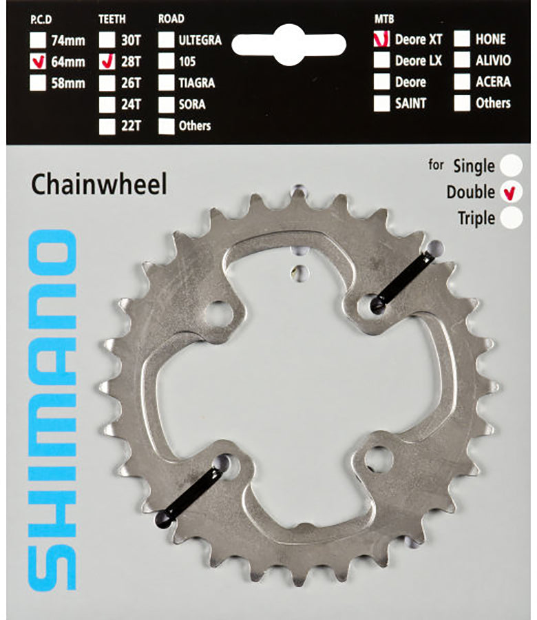 Shimano Deore XT FC-M785 plateau argent