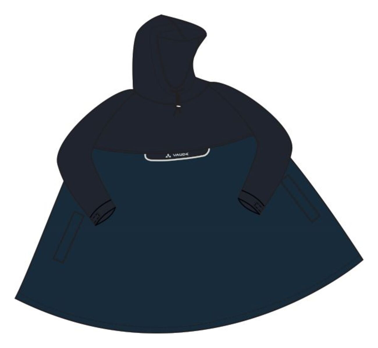 VAUDE Valero Poncho bleu