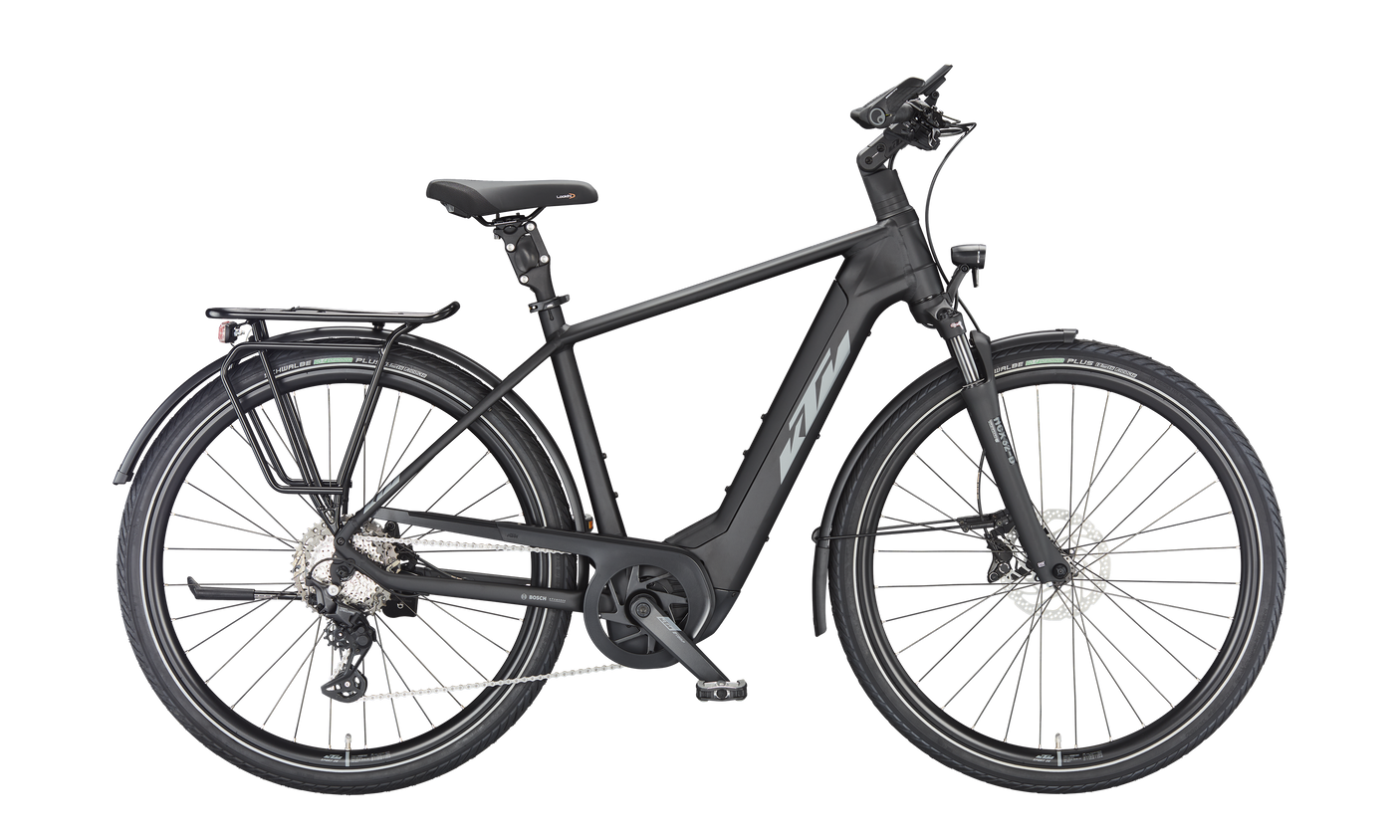 KTM MACINA STYLE 730 Diamant noir mat (gris+orange)