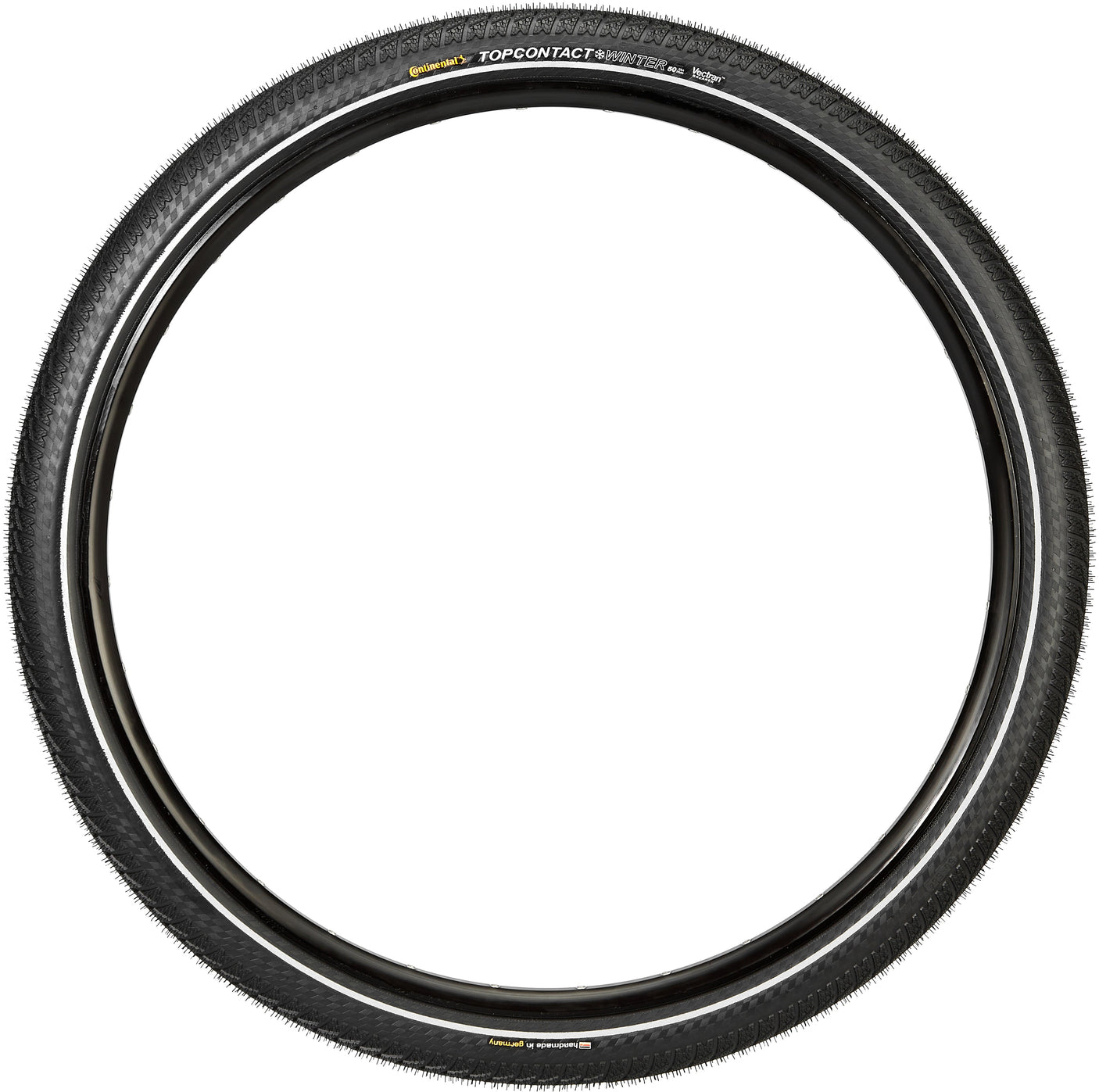 Continental Top Contact II Winter Premium pneu pliant 27.5x2.00" Vectran Breaker Réfléchissant