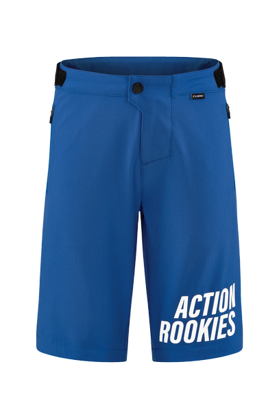 Cube MTB Baggy Short ROOKIE X bleu Actionteam