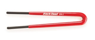 Park Tool SPA-2 clé à ergots rouge, pour corps de cassette