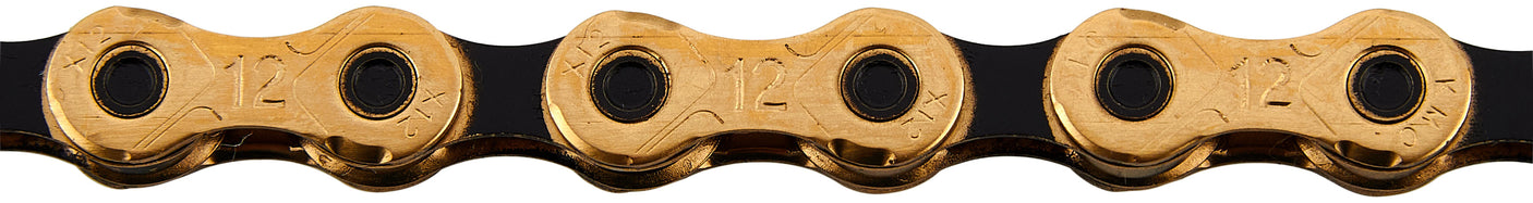 KMC X12 Ti-N chaîne 12 vitesses or/noir