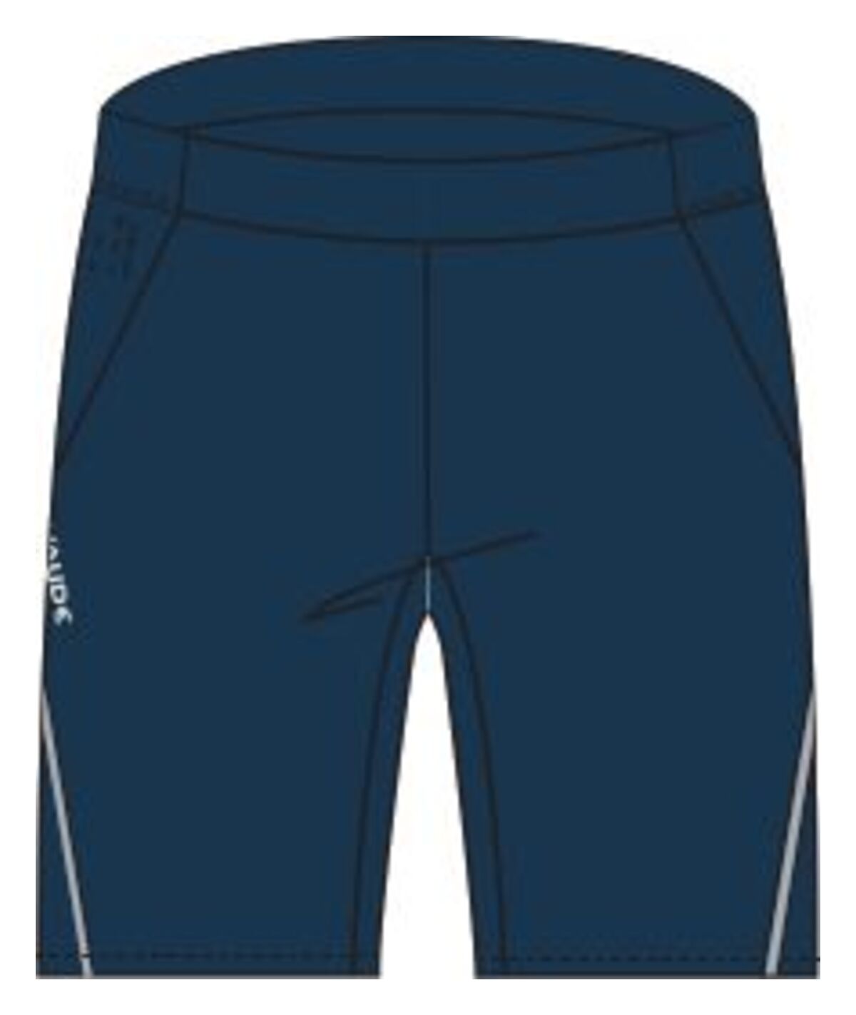 VAUDE Kids Qimsa Stretch Shorts bleu