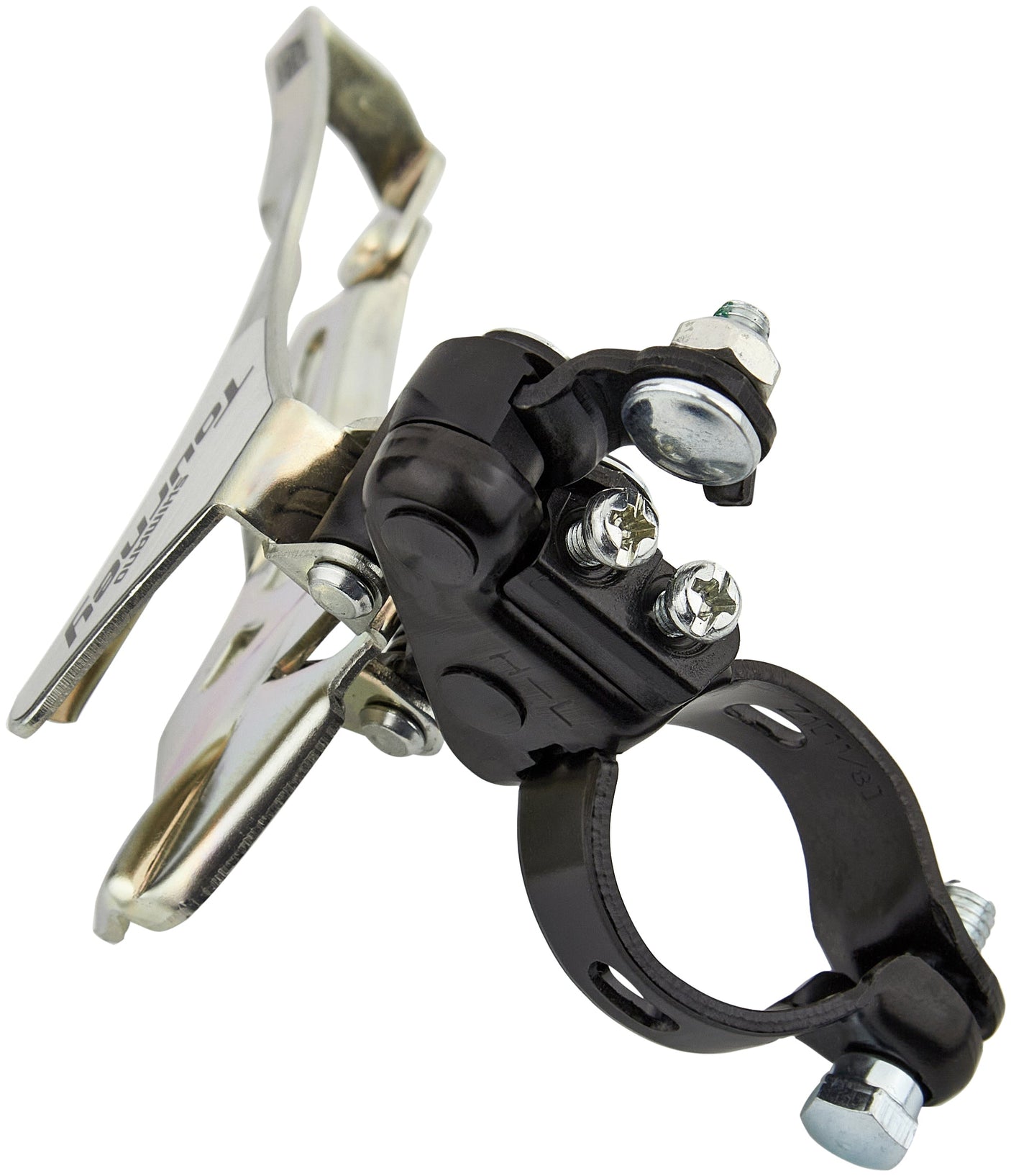 Shimano Tourney FD-TY300 dérailleur avant collier haut 3x6-/7 vitesses tirage bas noir/argent