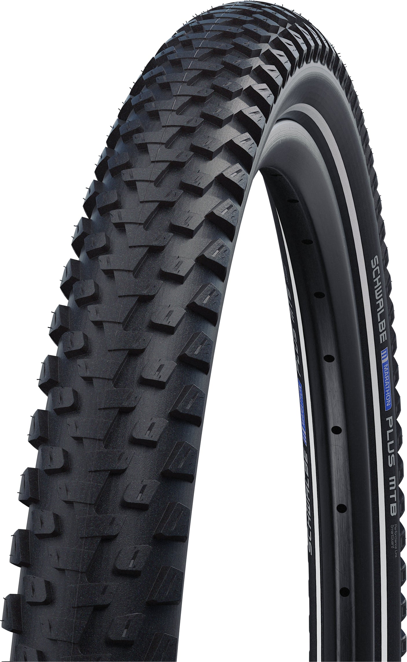 Schwalbe Marathon Plus MTB pneu à tringle rigide 27.5x2.25" Performance SmartGuard E-50 Réfléchissant