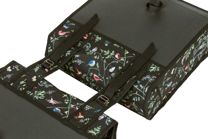 Basil Wanderlust Sacoche double porte-bagages 35l noir