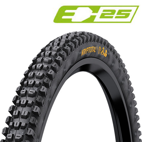 Continental Kryptotal-F Trail Soft pliable 28" pneu pliable noir / noir skin