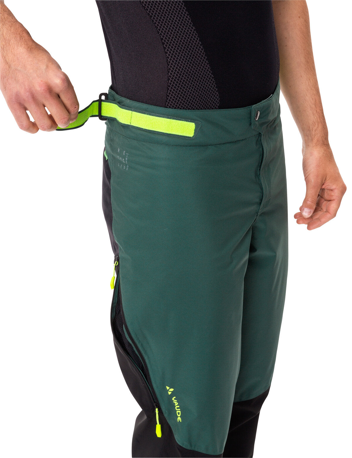 VAUDE Pantalon de pluie 2en1 Moab toute l'année pour homme vert