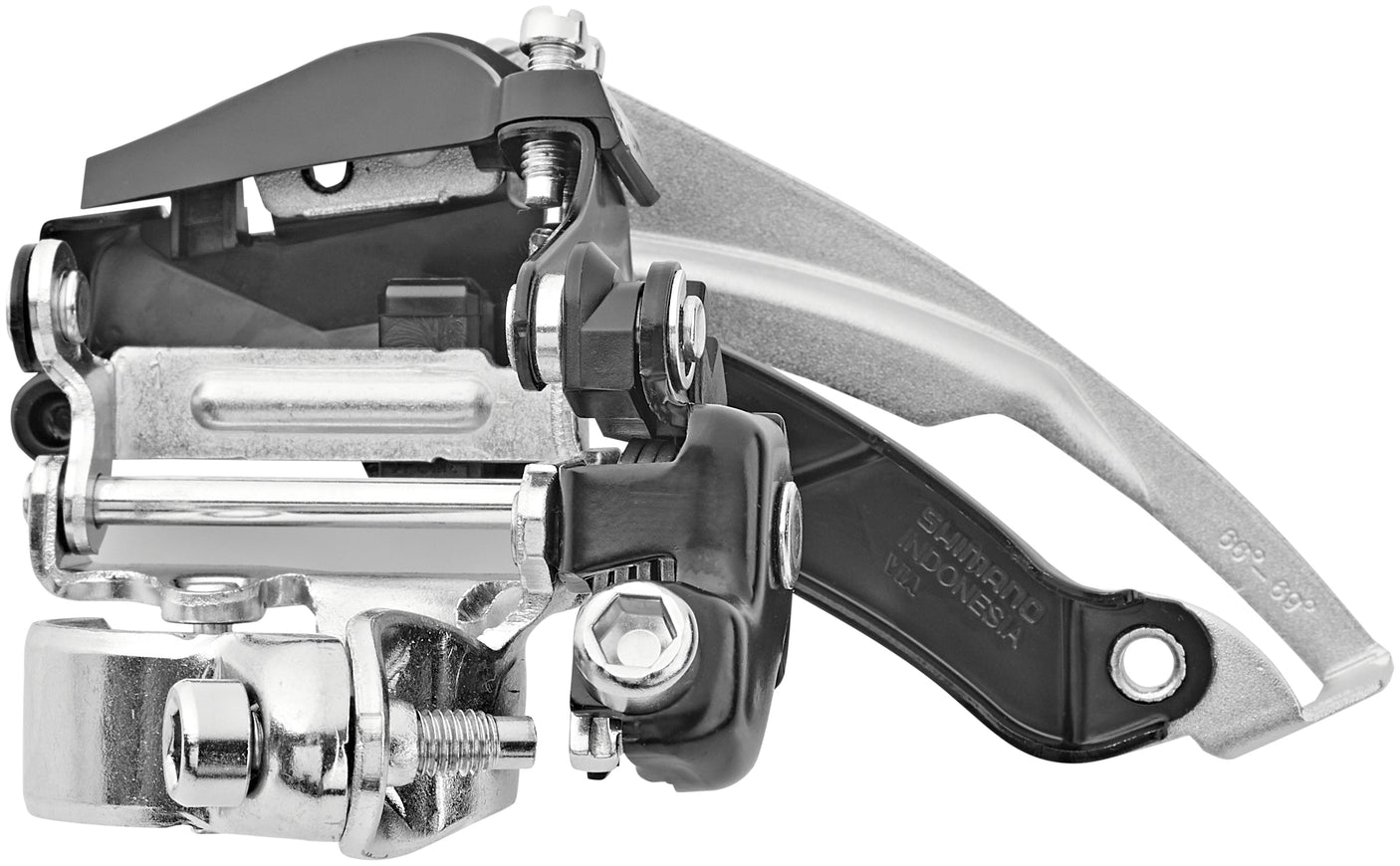 Shimano Tourney FD-TY500 dérailleur avant Collier Top Swing 66-69° 6/7 vitesses
