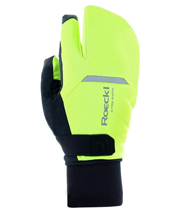 Gants Roeckl Villach 3 Trigger Unisexe jaune fluo