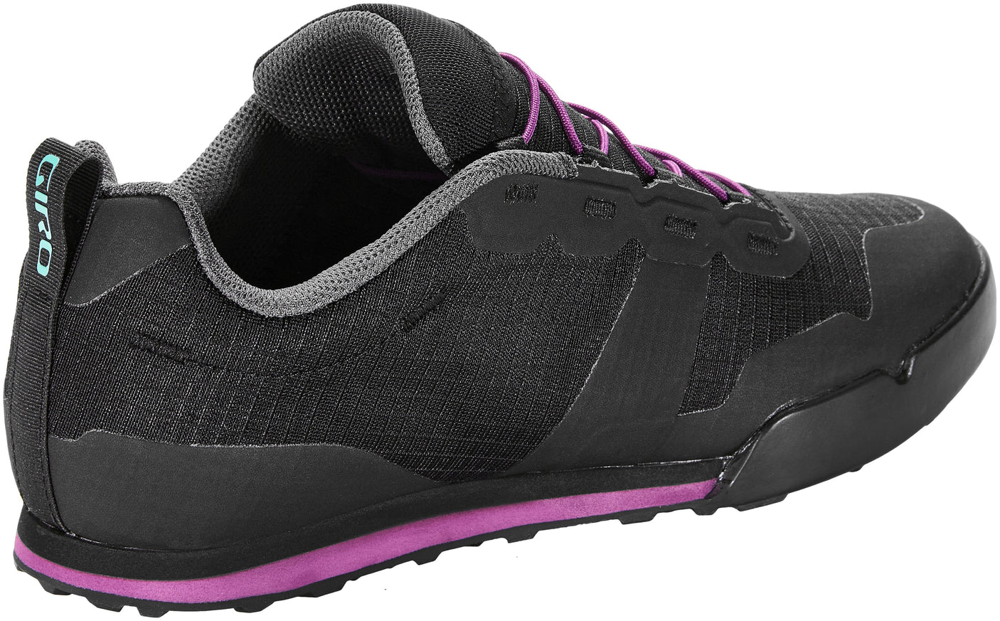 Giro Tracker W Fastlace chaussures black/throwback purple