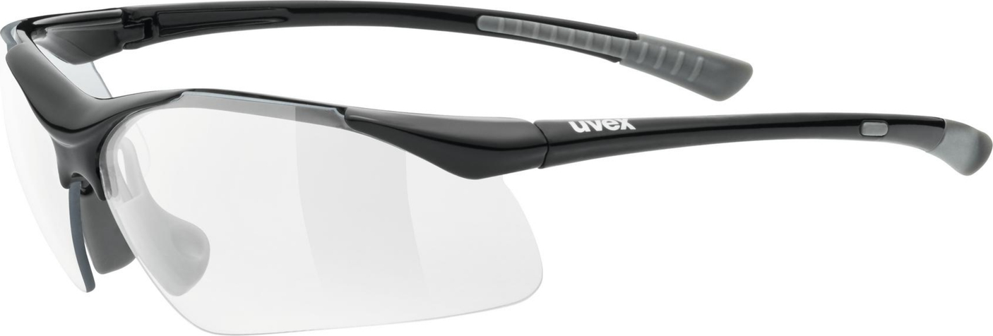 uvex Sportstyle 223 Lunettes de vélo Noir Gris / Transparent